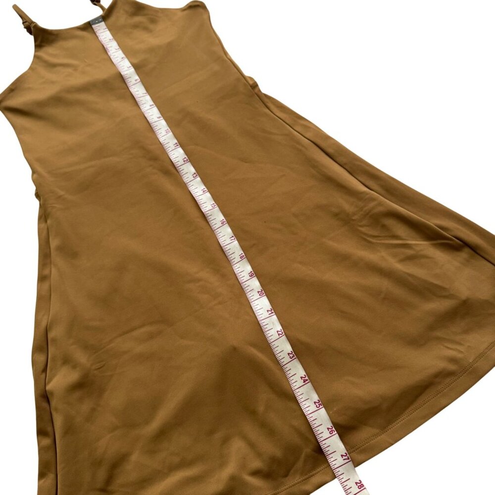 Girlfriend Collective Naomi dress size small workout activewear sport mustard ye - Picture 4 of 11